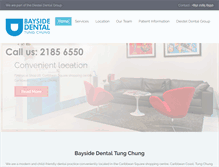 Tablet Screenshot of baysidedentaltc.com